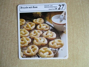 Sammelkarte von Rezept für Brezeln mit Rum - Bild 1 von 2