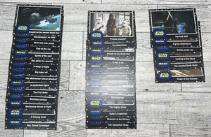 Topps Star Wars Journey To Force Awakens Black Parallel Incomplete Lot 34 Cards - Picture 1 of 12