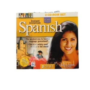 Instant Immersion Spanish, 2 CD Rom Set, PC & Mac - Picture 1 of 5