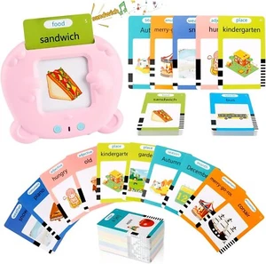 Talking Flash Cards 510 Words  Toddler Preschool Learning Early Educational Pink - Picture 1 of 8