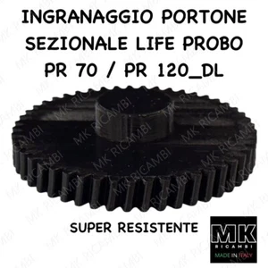INGRANAGGIO RINFORZATO IN NYLON PORTONE SEZIONALE LIFE PROBO PR 70 - PR 120_DL - Picture 1 of 12