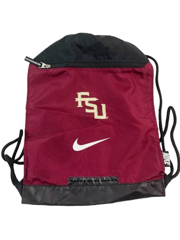 NIKE Florida State Seminoles FSU Cinch Style Bag - Zipper closure, Vented Cover