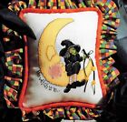✔️ Halloween THE WITCH IS IN Pattern Moon Cross Stitch Chart Jane Chandler