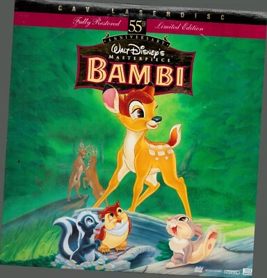 Walt Disney's BAMBI 55th Anniversary Limited Edition CAV Laserdisc - Image 1 of 2