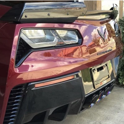 Corvette C7 Z06 ZO6 Grand Sport Stingray OEM etapa 2 alerón de mimbre flash de carbono Foto 1 de 4