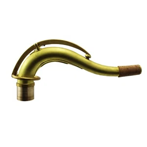 Mástil saxofón tenor Eastern Music tipo C10 original latón desnudo sin lacar  - Imagen 1 de 10
