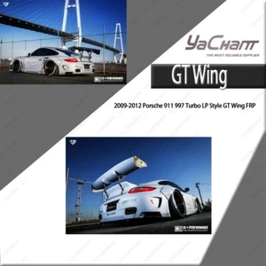 Fiber Glass LP Style GT Wing For 2009-2012 Porsche 911 997 Turbo - Picture 1 of 8