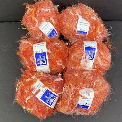 Lote 6 Bolas Deslumbramiento Clásico Elite Hilo Color Brillo 1885 Nylon Hecho en Italia Foto 1 de 4