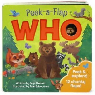 Who: Peek-a-Flap Board Book - Board Book By Jaye Garnett - GOOD • 3.59$