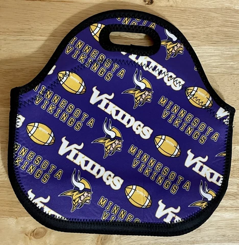 Minnesota Vikings Lunch Cooler Picnic Tote Bag NFL Cover