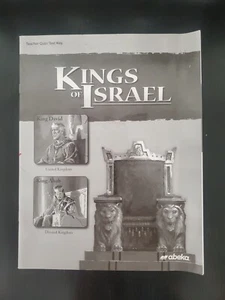 Abeka Kings Of Israel Teacher Quiz/test Key, Current Edition  - Bild 1 von 3