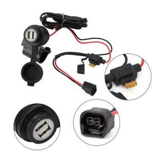 Dual USB Charger Outlet Socket Accessory for Honda CRF300L CRF250L Plug-N-Play - Picture 1 of 8