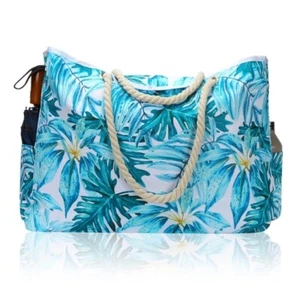 Vomgomfom Extra Large Waterproof Canvas Beach Bag - Picture 1 of 5