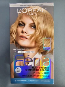 L'Oreal Paris Feria Multi-Faceted Shimmering Permanent Hair Color, 91 Champagne - Picture 1 of 1