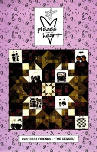 Best Friends The Sequel Wall Quilt Pattern by Pieces from My Heart 227 - Picture 1 of 2