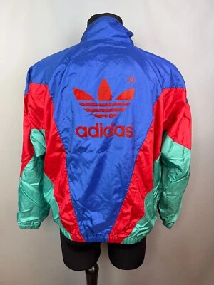 ADIDAS JACKET WINDBREAKER VINTAGE 1980's SPORT LARGE MENS SIZE L - Image 1 of 4