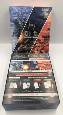 Unlock! Star Wars Escape Board Game 1-6 Players Ages 10+ New Sealed Contents - Image 1 of 4