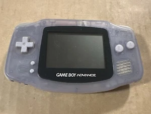 Nintendo Clear Glacier Game Boy Advance Handheld Console Tested Device Works - Picture 1 of 24