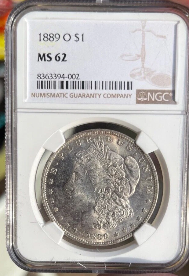 1889-O Morgan Silver Dollar NGC MS62.  Freshly Graded - Image 1 of 4