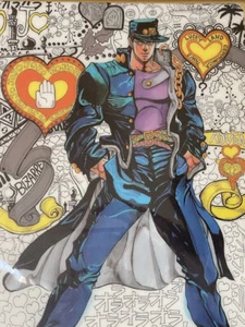 JoJo’s Bizarre Adventure Visual Desk Mat Banpresto Ichiban Kuji 2014 Part 3 Rare - Picture 1 of 3