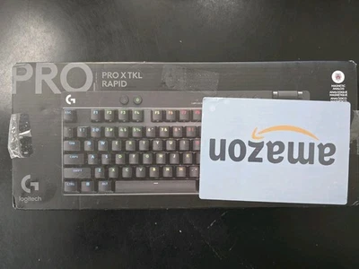 Logitech PRO X TKL Rapid Analog 920-013131 Tenkeyless Wired Gaming Keyboard Used - Image 1 of 4