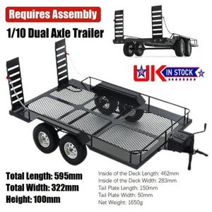 Trailer Kit For 1:10 RC Crawler Axial SCX10 90046 AXI03007 Traxxas TRX4 GEN8 - Picture 1 of 9