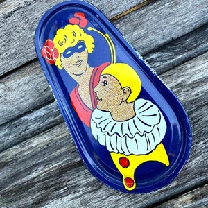 Vintage Kirchhof Life of the Party Ratchet Blue Oval-Shaped Tin Litho Noisemaker - Picture 1 of 11