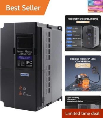 Convertidor de fase invertida de alta eficiencia de 7,5 HP - 220 V, diseño fácil de usar Foto 1 de 4