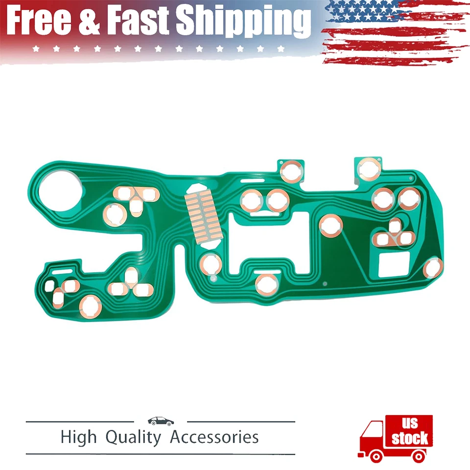 Instrument Cluster Printed Circuit For 1981-87 Chevy Truck With Gauges W/O Tach Foto 1 de 4