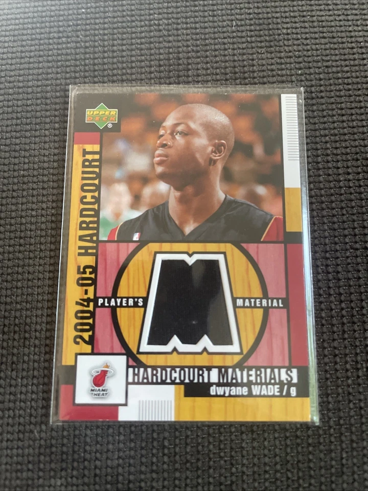 2004-05 Upper Deck Hardcourt - Hardcourt Materials Dwyane Wade #HM-DW... - Image 1 of 2