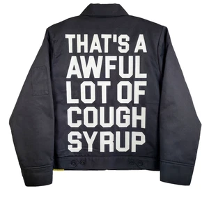 That's A Awful Lot of Cough Syrup Dickies NWT Insulated M Zipup Black Desto Dubb - Picture 1 of 22