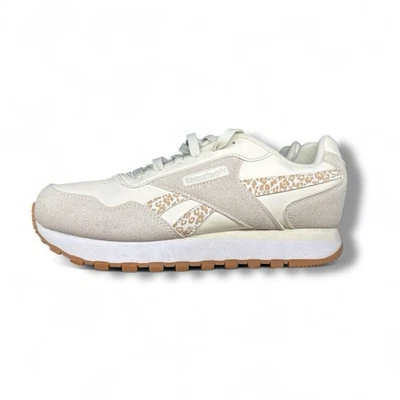 Women’s Reebok Shoes Classic Leopard Print Sz 8 Sneakers AR30142W White Leather - Image 1 of 4