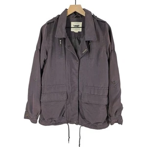 Obey Propaganda Gray Women's Hooded Full Zip Jacket Size L, - Picture 1 of 13