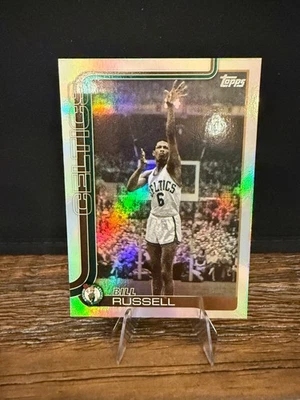 2025-26 Topps Basketball - Bill Russel - Rainbow Holo Parallel - #251 - Image 1 of 2