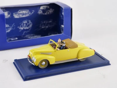 In Auto Tintin 1/43 La Cabriolet Del Capitano Haddock Dei Sette Bocce Di - Immagine 1 di 4