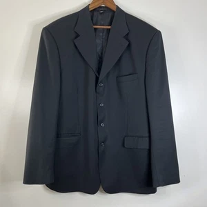 Belli Italian Handtailored Black Blazer 46-L - Picture 1 of 11