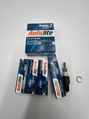 (QTY 4) Autolite AP66 платиновая свеча зажигания для 1991 Mercedes-Benz 560SEC - Изображение 1 из 4