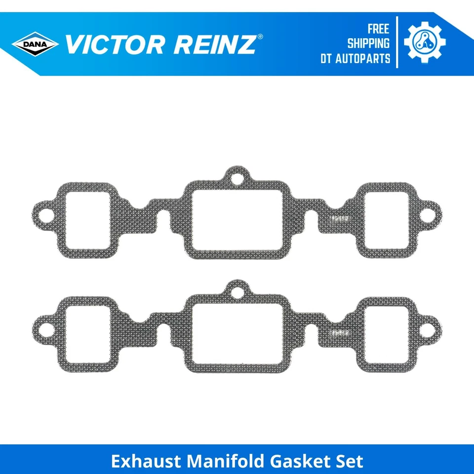 For 1965-1974 Oldsmobile Delta 88 Exhaust Manifold Gasket Set Victor Reinz 1966 - Image 1 of 1