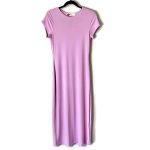 Free People schmales Midikleid rosa lavendel Good Feels Größe Small - Bild 1 von 5