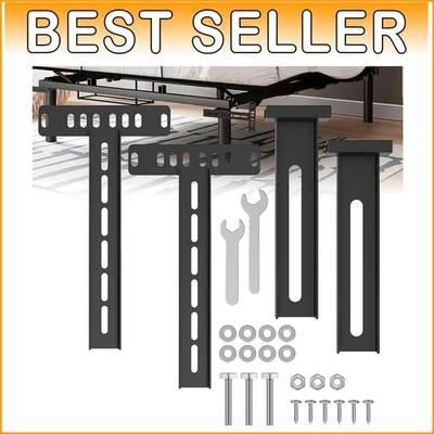 Universal Adjustable Headboard Brackets - Fits Twin to King Beds, Solid Steel - Image 1 of 4