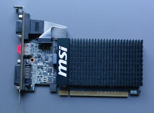 MSI NVIDIA GeForce GT 710 1GD3H LP DDR3 2GB 954 MHz - Bild 1 von 3