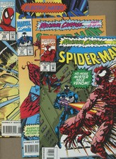 Spider-Man 36,37,38 * 3 Book Lot * Maximum Carnage! Venom! Electro! Marvel