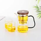 Glass Teapot Kettle Removable Loose Tea Infuser 550ml Mother 's Day Gift