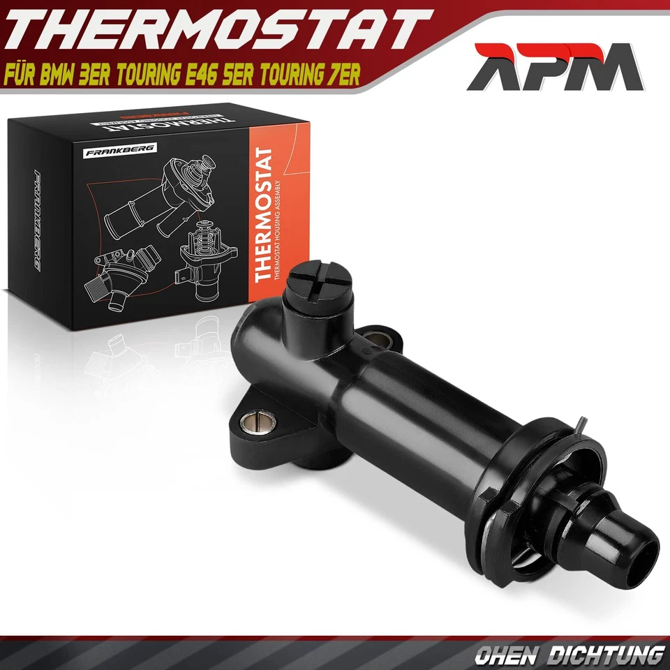 Thermostat Kühlmittel für BMW 3er Touring E46 5er Touring E39 7er E65 E66 E67 - Bild 1 von 4