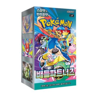 Pokemon Juego de Cartas Escarlata y Violeta Compañeros de Batalla Booster Box / Coreano SIN PROMOCIÓN