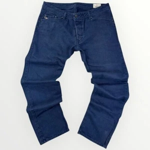 Diesel Industry Darron Regular Slim Tapered Mens 38 Button Fly Denim Jeans Blue - Picture 1 of 13