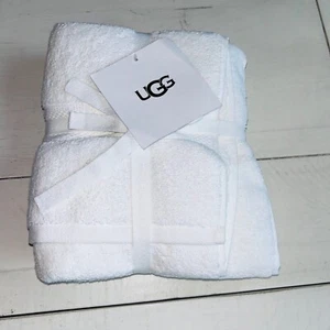 UGG White Pasha Hand Towel Set 16x28 in NEW - Picture 1 of 1