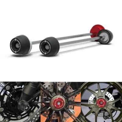 Funda anticolisión horquilla delantera y trasera para Ducati Monster 1100/1100S/1100 EVO Foto 1 de 4