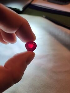 9.30 Ct Mozambique Natural Blood Red Ruby Pear Cut Certified Loose Gemstone