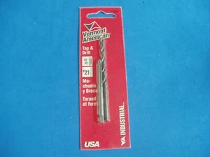 10 - 32 NF VERMONT AMERICAN TAP WITH PROPER SIZE #21 DRILL BIT MADE IN USA - Picture 1 of 1